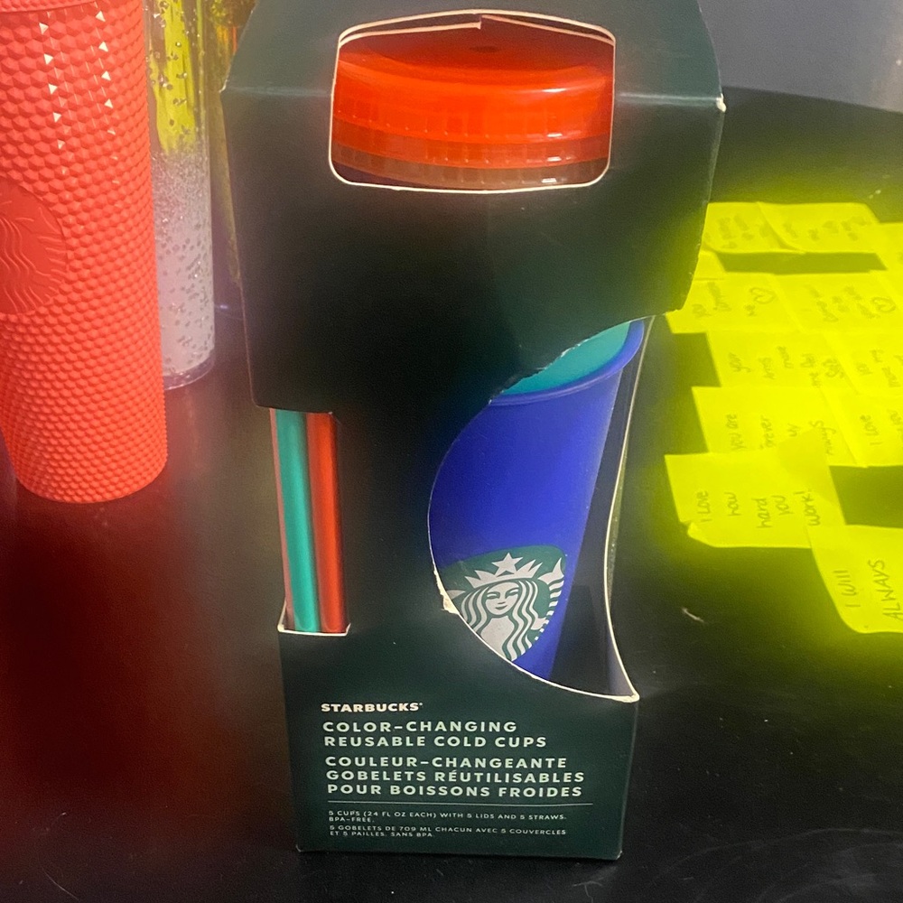 Starbucks Vibrant Reusable Cold Cups Set